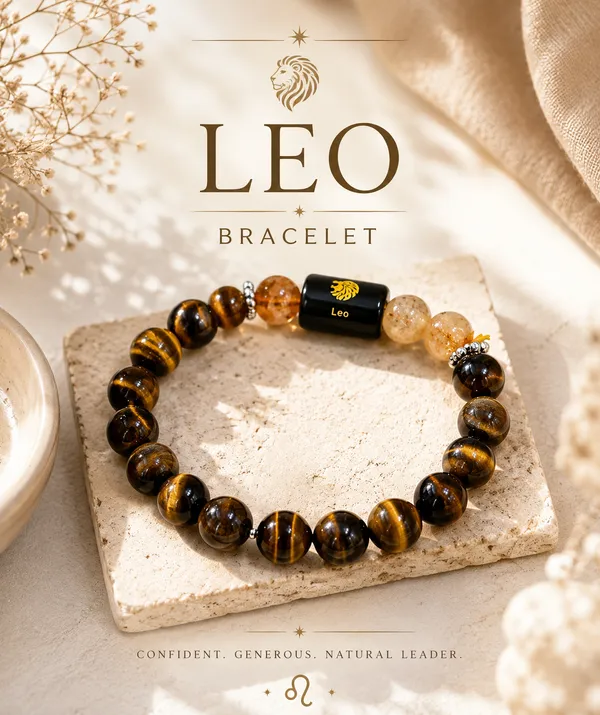 LEO-(SINGH)_Zodiac_-_tiger_eye_&_citrine_semi_precious_stone