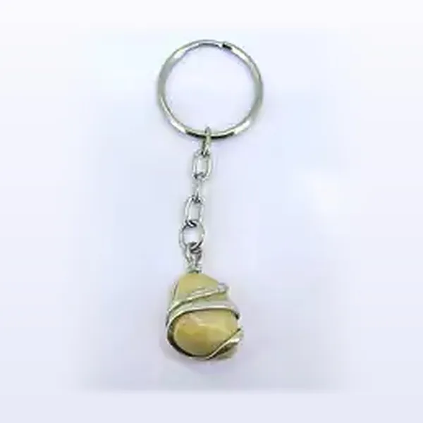 Pack_Of_4_Handcrafted_Wire_Wrapped_Tumbled_Gemstone_Keychains_