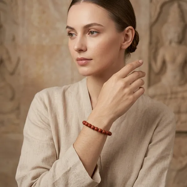 Red_Jasper_Natural_Stone_Beaded_Bracelet