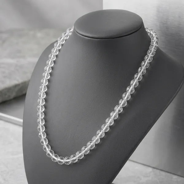 Clear_Crystal_Beaded_Single_Strand_Necklace