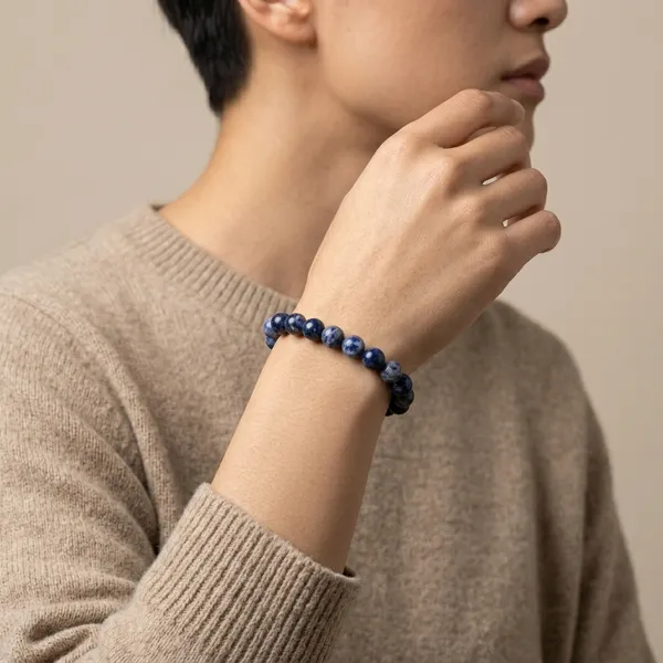 Sodalite_Natural_Stone_Beaded_Bracelet