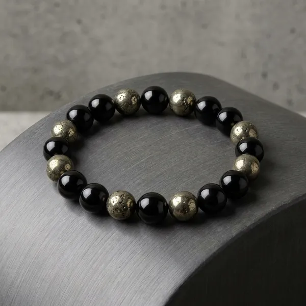 Richie-Rich_Pyrite_and_Obsidian_Bracelet