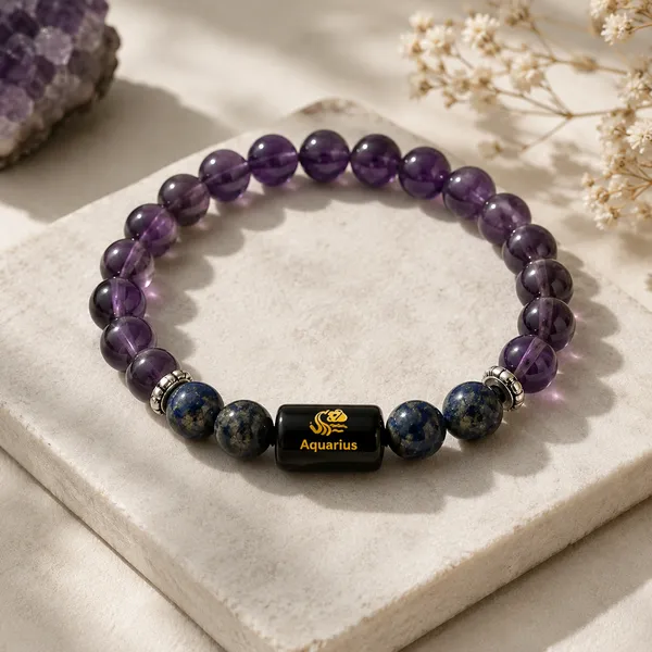 Aquarius_(Kumbh_Rashi)_Zodiac_Amethyst_&_Lapis_Lazuli_Bracelet