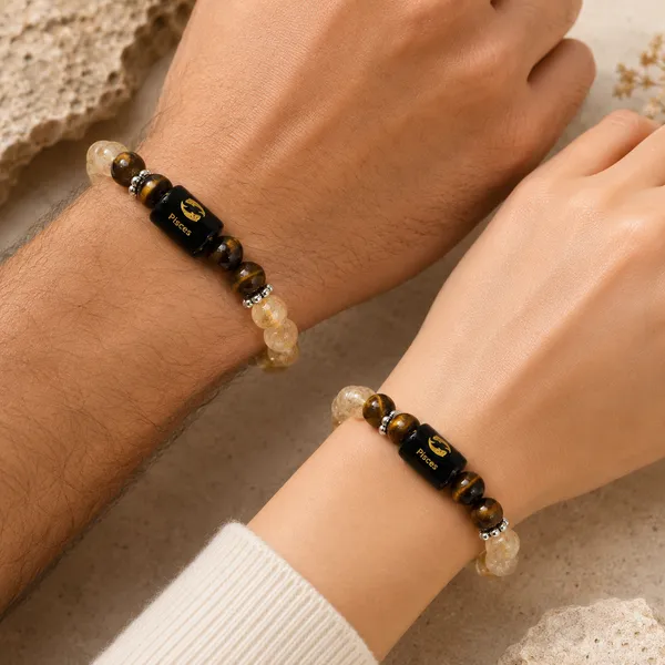 Pisces_(Meen_Rashi)_Zodiac_Citrine_&_Tiger_Eye_Bracelet