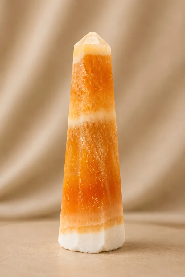 Healing_Crystals_|_Orange_Calcite_Tower