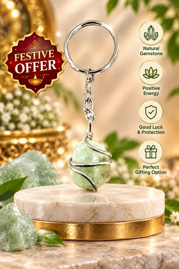Wire_Wrapped_Green_Aventurine_Gemstone_Keychain