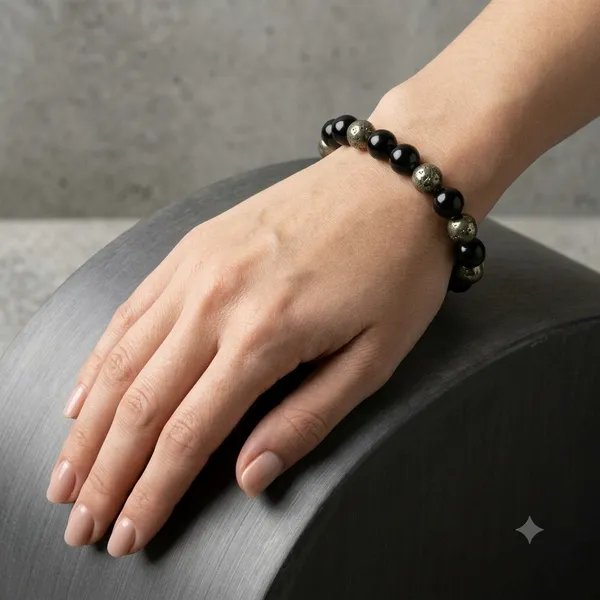 Richie-Rich_Pyrite_and_Obsidian_Bracelet