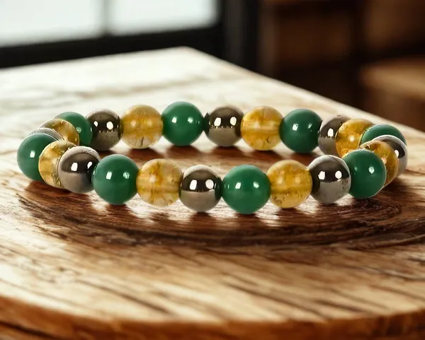 Pyrite_Citrine_Aventurine_Bracelet