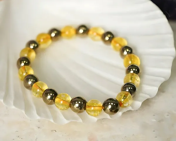 Pyrite_Citrine_Bracelet