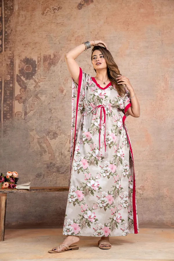 Blossam_Flower_Grey_LoungeWear_Pure_Cotton_Kaftan