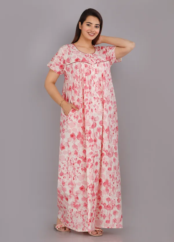Water_Colour-Pink_Discharge-Print_Pure_Cotton_NightGown