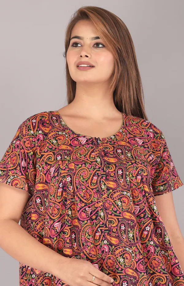 Kairy-Jaal-Navy_Blue_Discharge-Print_Pure_Cotton_NightGown