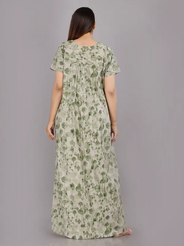 Water_Colour-Green_Discharge-Print_Pure_Cotton_NightGown