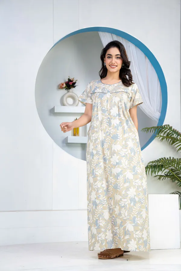Jali-Flower-Grey_Discharge-Print_Pure_Cotton_NightGown