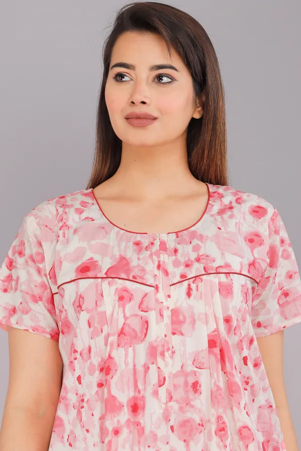 Water_Colour-Pink_Discharge-Print_Pure_Cotton_NightGown