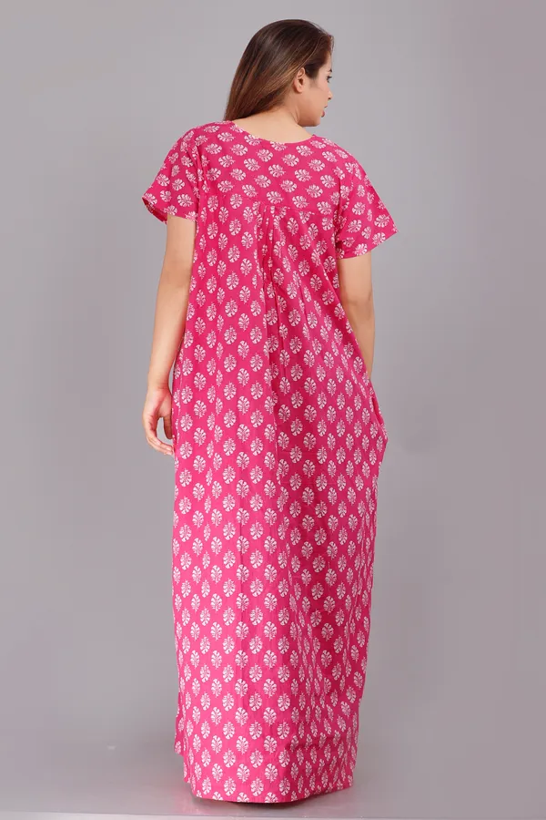 Gulmohar-Pink_Procian-Print_Pure_Cotton_NightGown