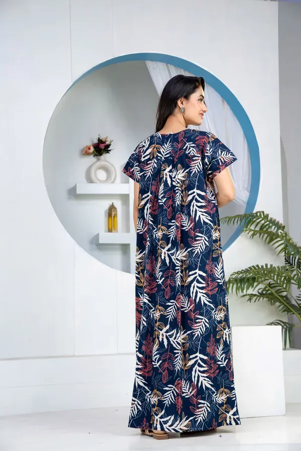 Pack_Of_2_Spray_Flower_Lounge_Wear_Pure_Cotton_Kaftan