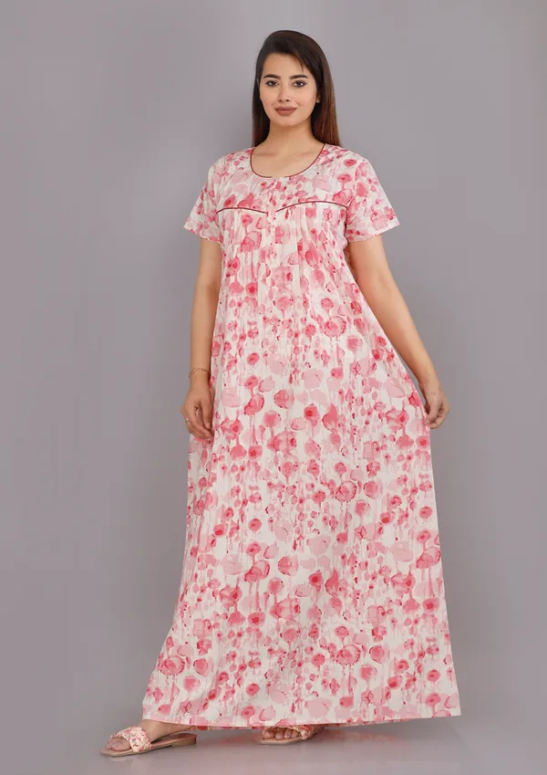 Water_Colour-Pink_Discharge-Print_Pure_Cotton_NightGown