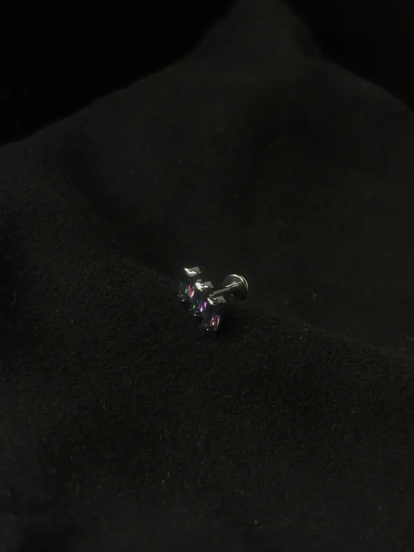 Silver_Multicolor_Crystal_Cluster_Cartilage_Stud_Earring