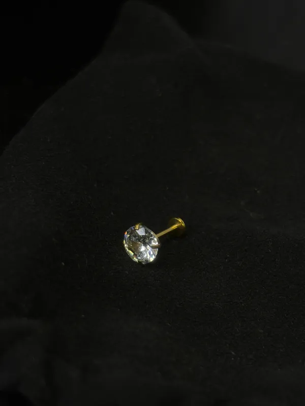 Gold_Toned_Crystal_Round_Stone_Stud_Earring