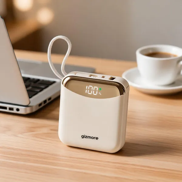 White_Plastic_Power_Bank_Travel__And_Charging