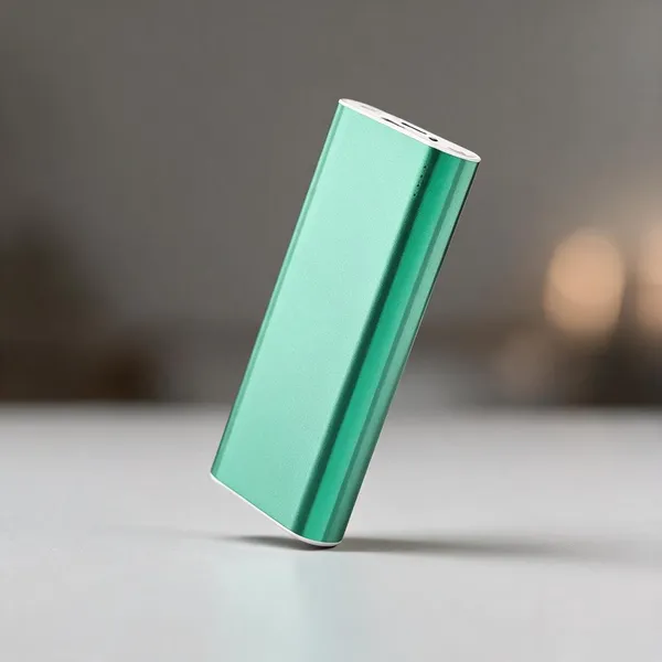 Green_Plastic_Power_Bank_Travel__And_Charging