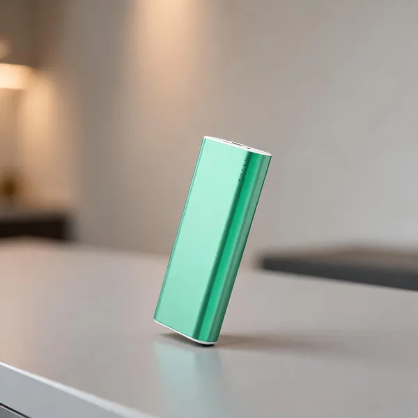 Green_Plastic_Power_Bank_Travel__And_Charging
