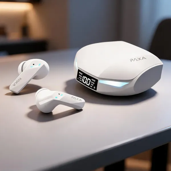 White_Plastic_Gaming_Earbuds_Gaming