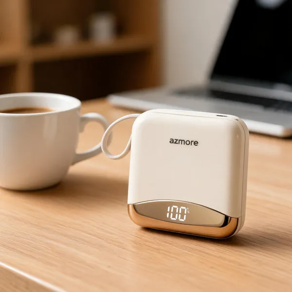 White_Plastic_Power_Bank_Travel__And_Charging