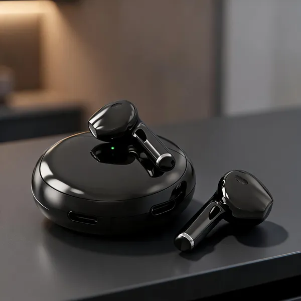 Black_Plastic_Wireless_Earbuds_Music__And_Calls