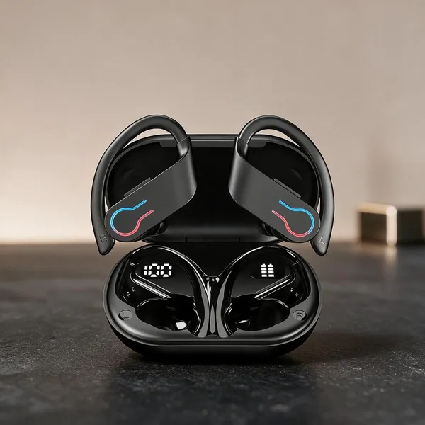 Black_Plastic_Ear_Hook_Wireless_Earbuds_Sports__And_Workout
