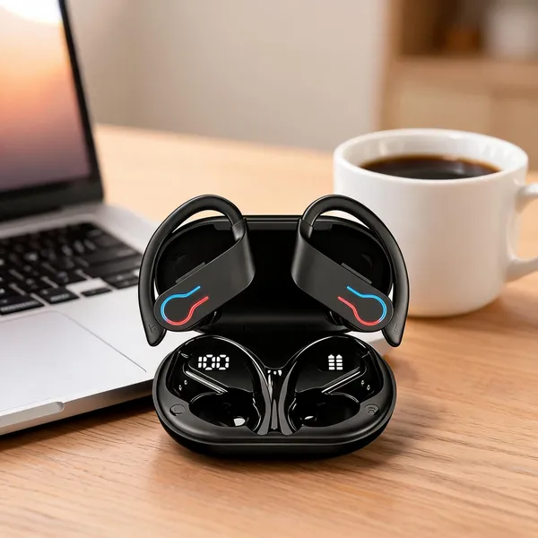 Black_Plastic_Ear_Hook_Wireless_Earbuds_Sports__And_Workout