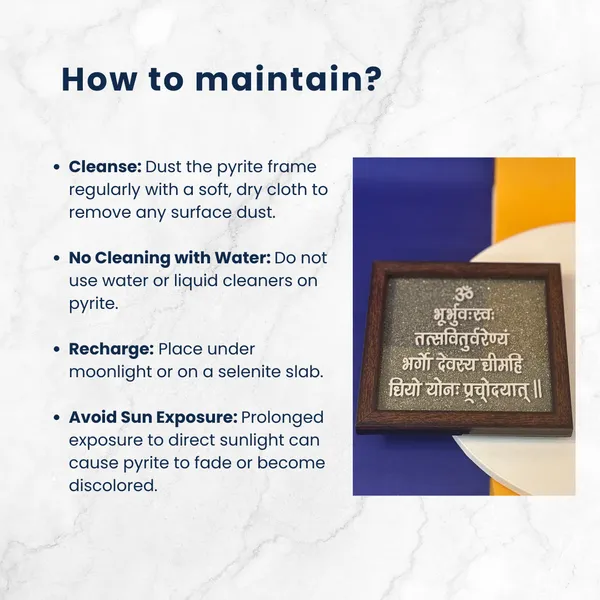 Gayatri_Mantra_Pyrite_Frame