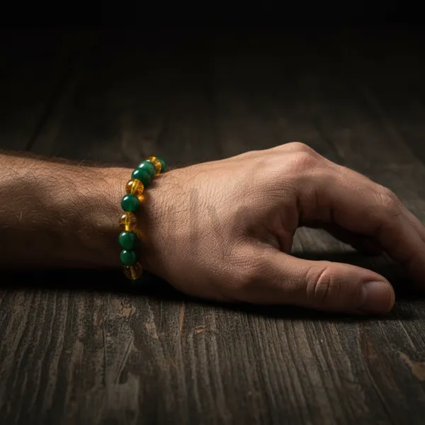 Citrine_Green_Aventurine_Bracelet_8Mm