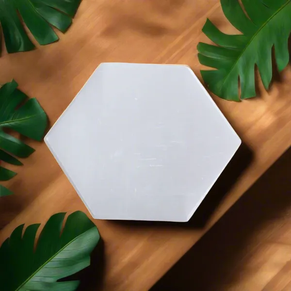Selenite_Hexagon_Plate