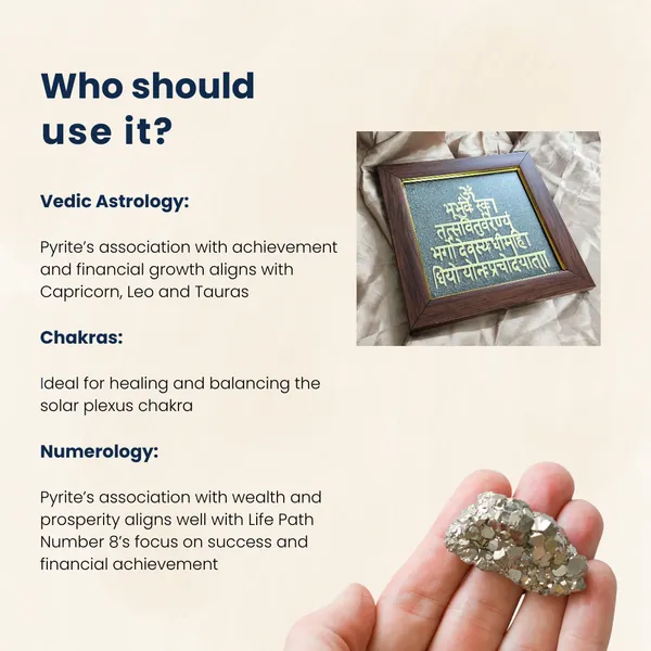 Pyrite_Gayatri_Mantra_Frame_Golden_Letters