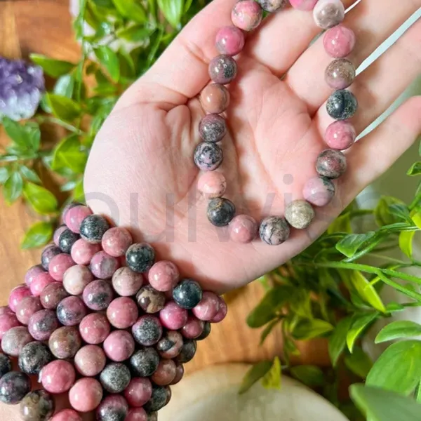 Rhodonite_Bracelet_10_Mm