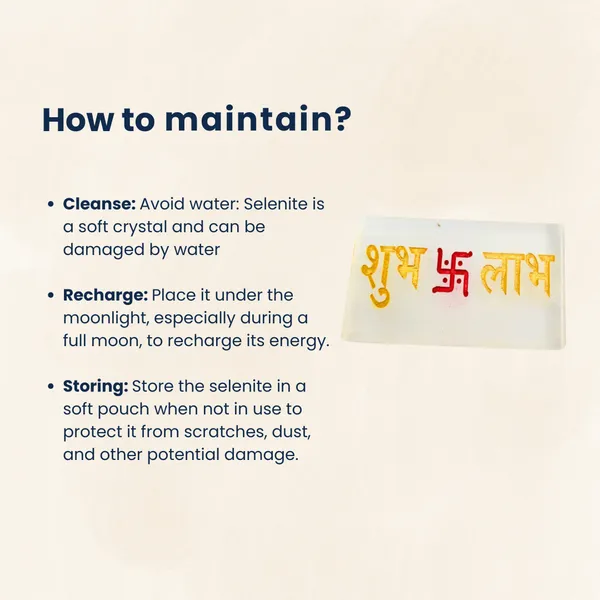 Selenite_Subh_Labh_Wall_Plate