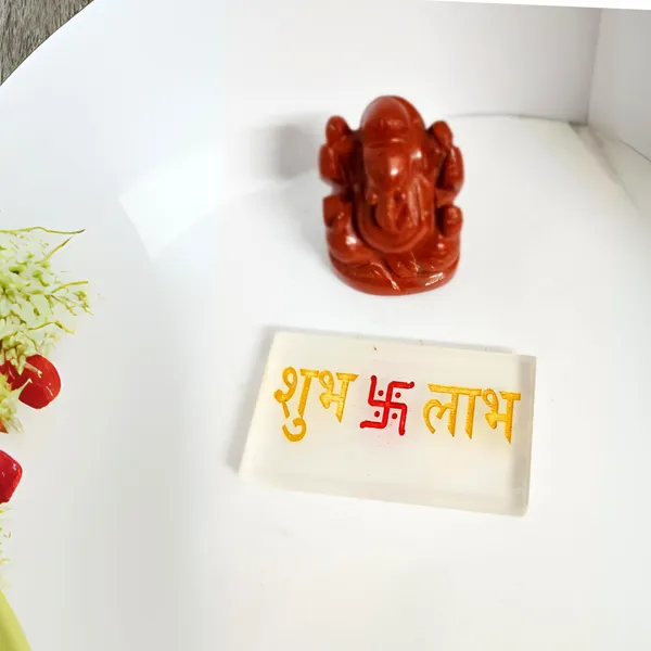 Selenite_Subh_Labh_Wall_Plate