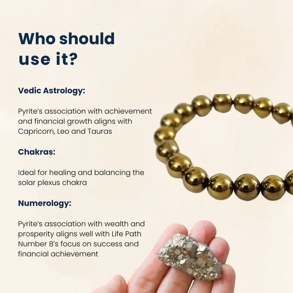 Pyrite_Bracelet_10Mm_Golden