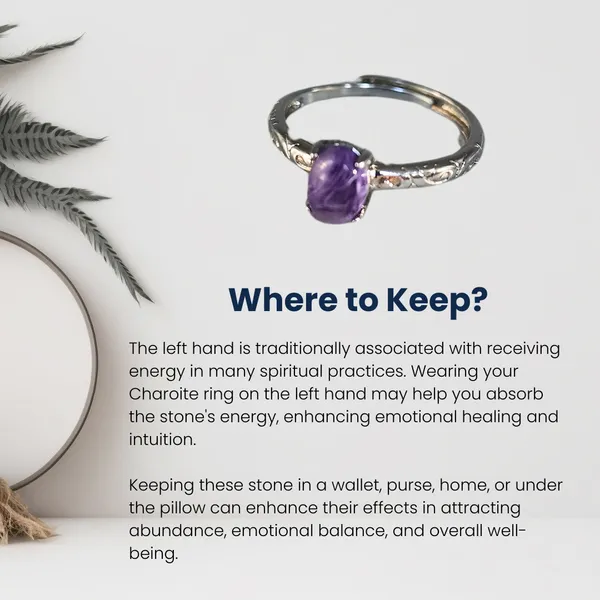 Charoite_Gemstone_Ring_Adjustable_Certified
