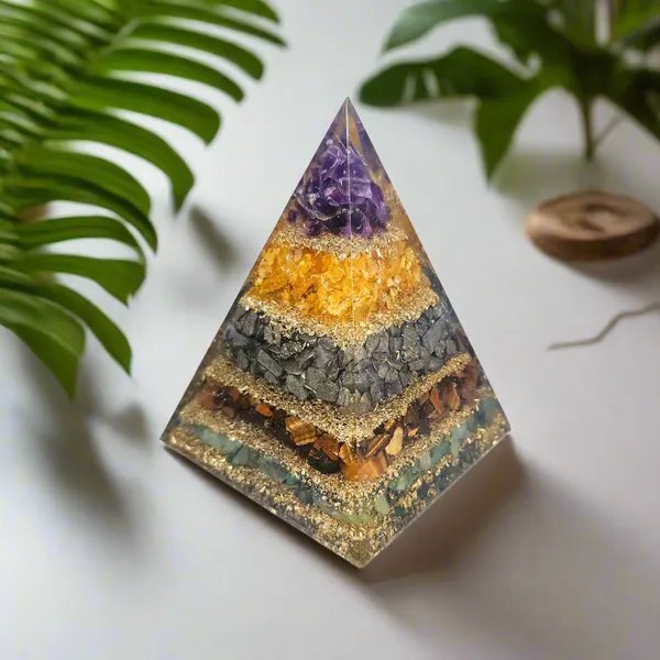 Prosperity_Orgone_Pyramid_With_Green_Aventurine_Tiger_Eye_Pyrite_Citrine_Amethyst