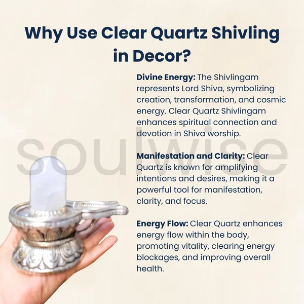 Premium_Clear_Quartz_Shivaling_With_Silver_Plated_Base_600G_Sacred_Spiritual_Artifact_For_Meditation_Worship