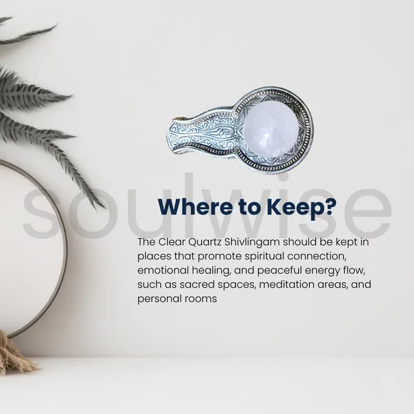 Premium_Clear_Quartz_Shivaling_With_Silver_Plated_Base_600G_Sacred_Spiritual_Artifact_For_Meditation_Worship