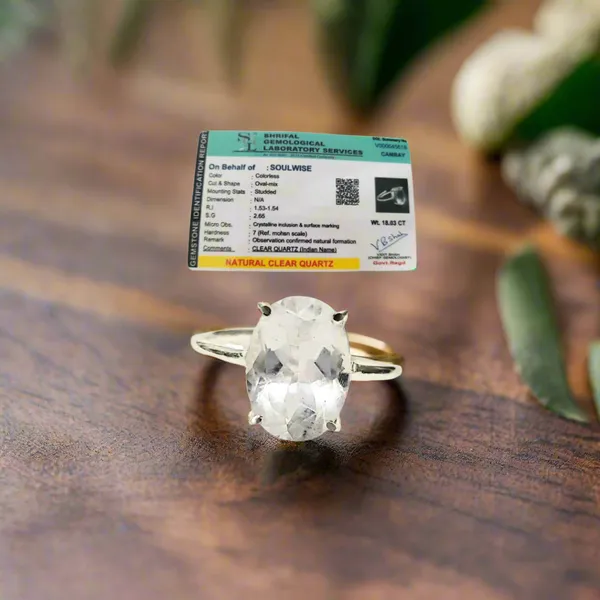 Clear_Quartz_Gemstone_Ring_Certified_Adjustable