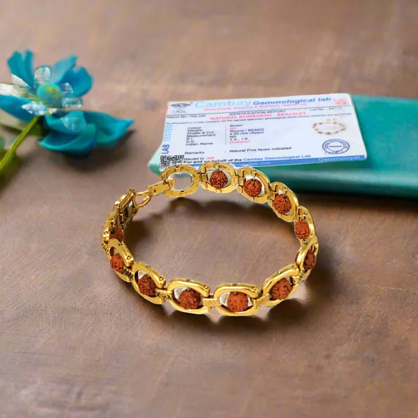 Gold_Plated_Rudraksha_Bracelet_For_Men_Women_Spiritual_Energy_Healing_Kada_Adjustable