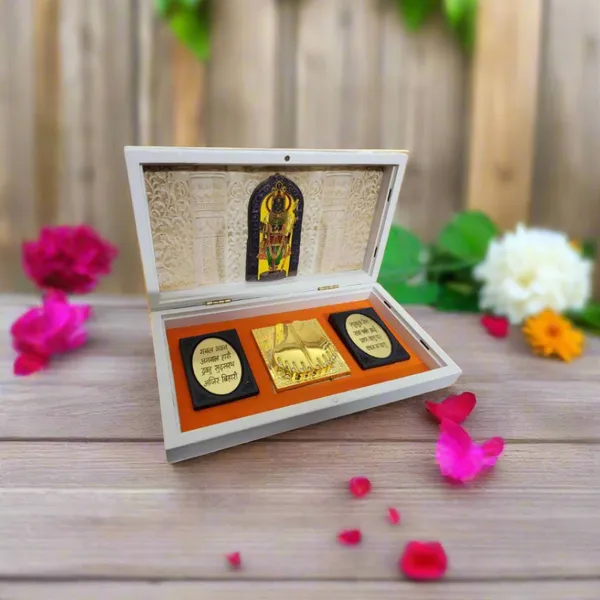 Diwali_Gift_For_Home_Office_Ram_Lalla_Ram_Mandir_Gold_Plated_Charan_Paduka_Pocket_Temple