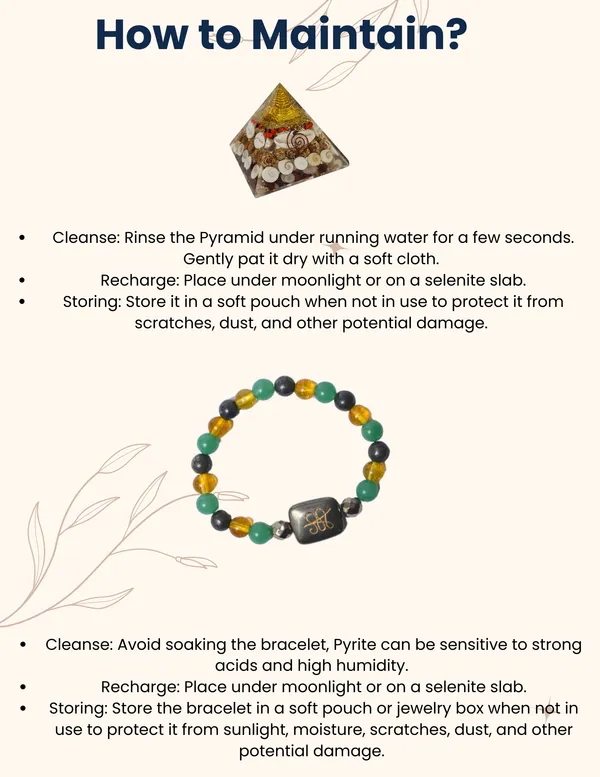 Deepwali_Gift_Combo_For_Brother_Zibu_Wealth_Bracelet_With_Certified_Pyrite_Green_Aventurine_Citrine_Crystals_8Mm_Laxmi_Pyramid_Combo