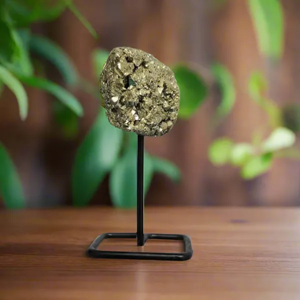 Soulwise_Natural_Pyrite_On_Metal_Stand_3_Golden_Healing_Crystal_For_Energy_Balancing_Motivation_Table_D_Cor