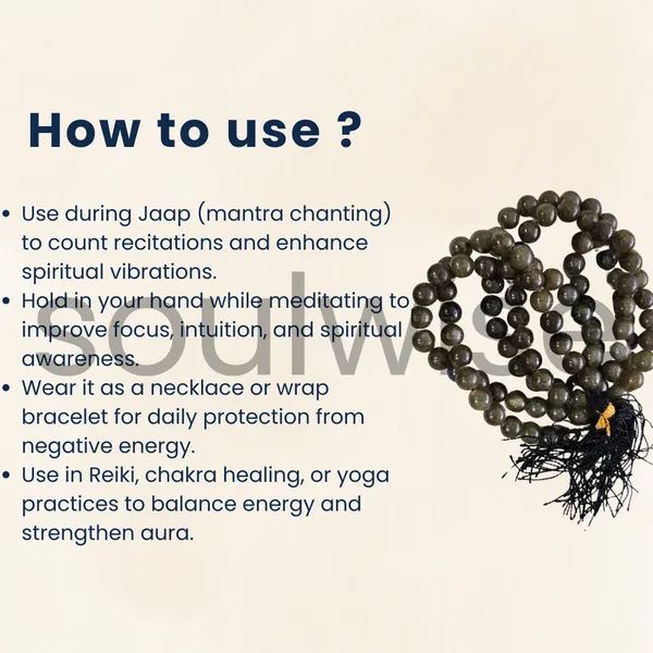 Soulwise_Natural_Labradorite_Jaap_Mala_108_1_Beads_8Mm_Spiritual_Healing_Prayer_Beads_For_Meditation_Mantra_Chanting_Reiki_Chakra_Balancing